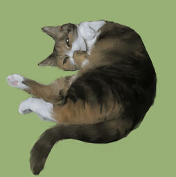 sticker for charity organisation "blagokit"